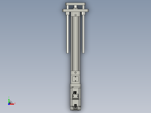轻载电动缸TPA-ESR40-1210C-L200-M-QDX-W-P40-C3前视缩略图
