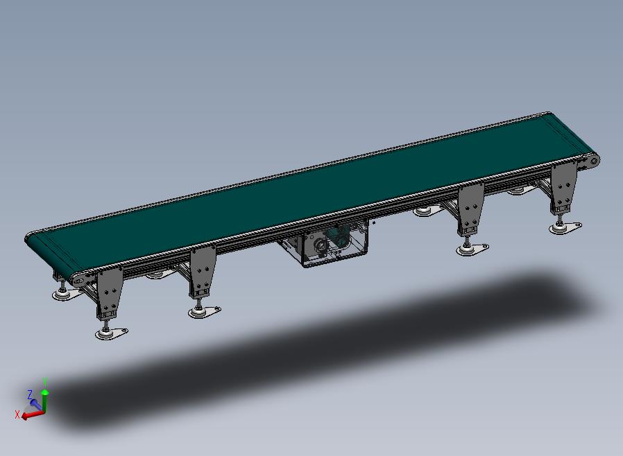 2米皮带线流水线 