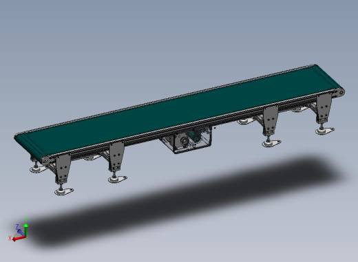 2米皮带线流水线 