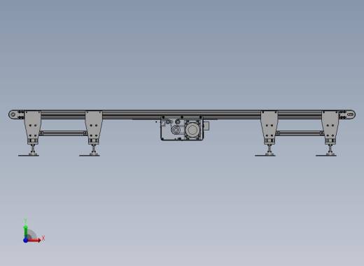 2米皮带线流水线 前视缩略图