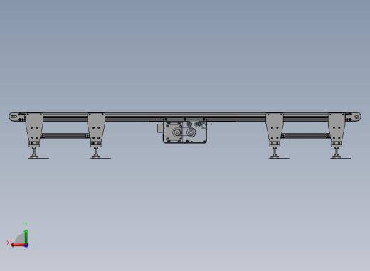 2米皮带线流水线 后视缩略图