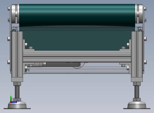 2米皮带线流水线 左视缩略图