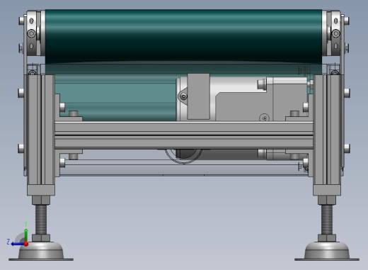 2米皮带线流水线 右视缩略图