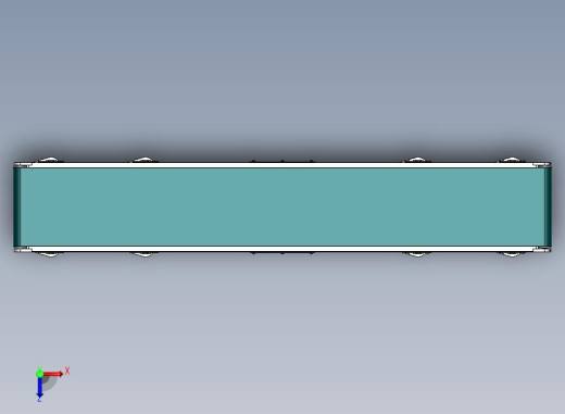 2米皮带线流水线 俯视缩略图