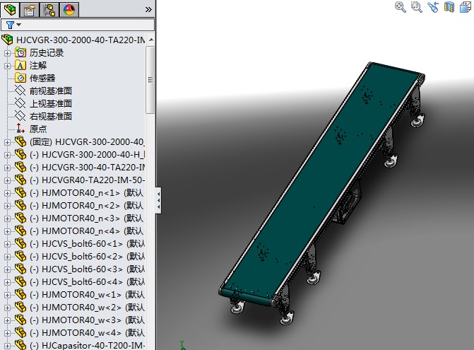 2米皮带线流水线 