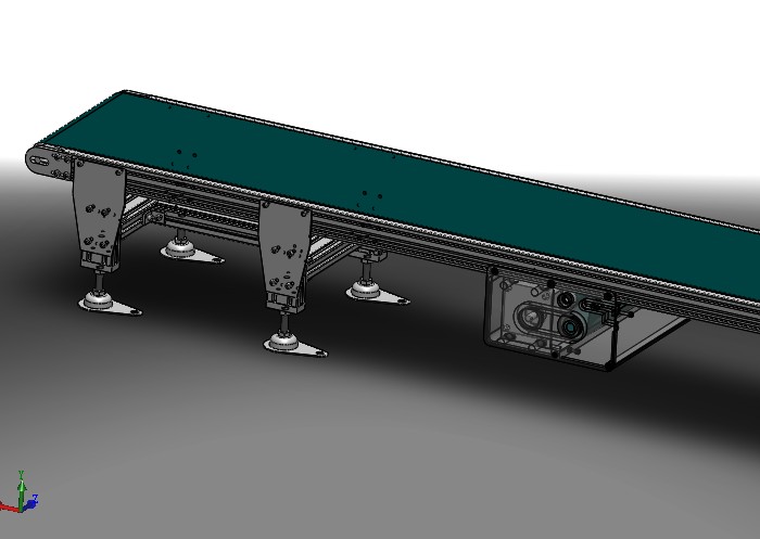 2米皮带线流水线 