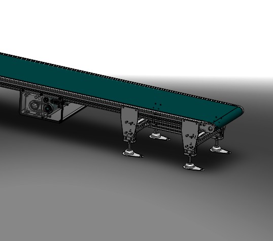 2米皮带线流水线 