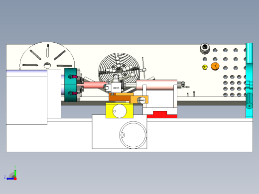 车床 右视缩略图