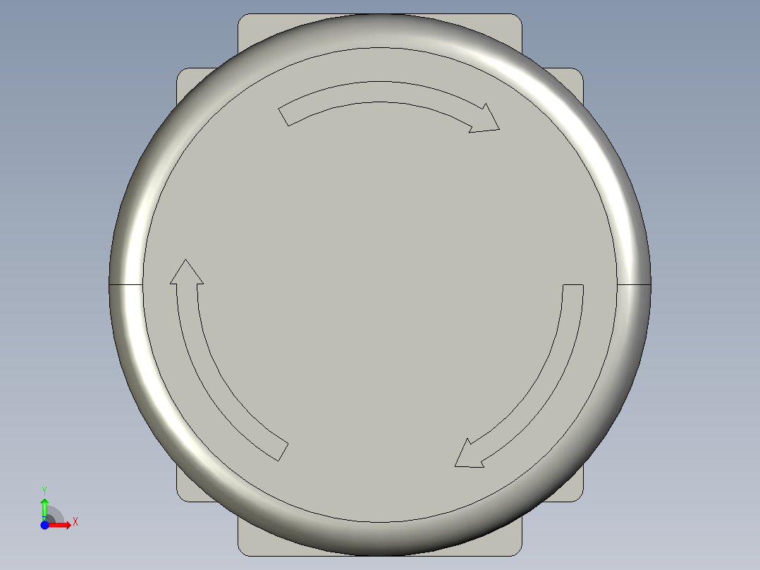 金属电器开关前视图