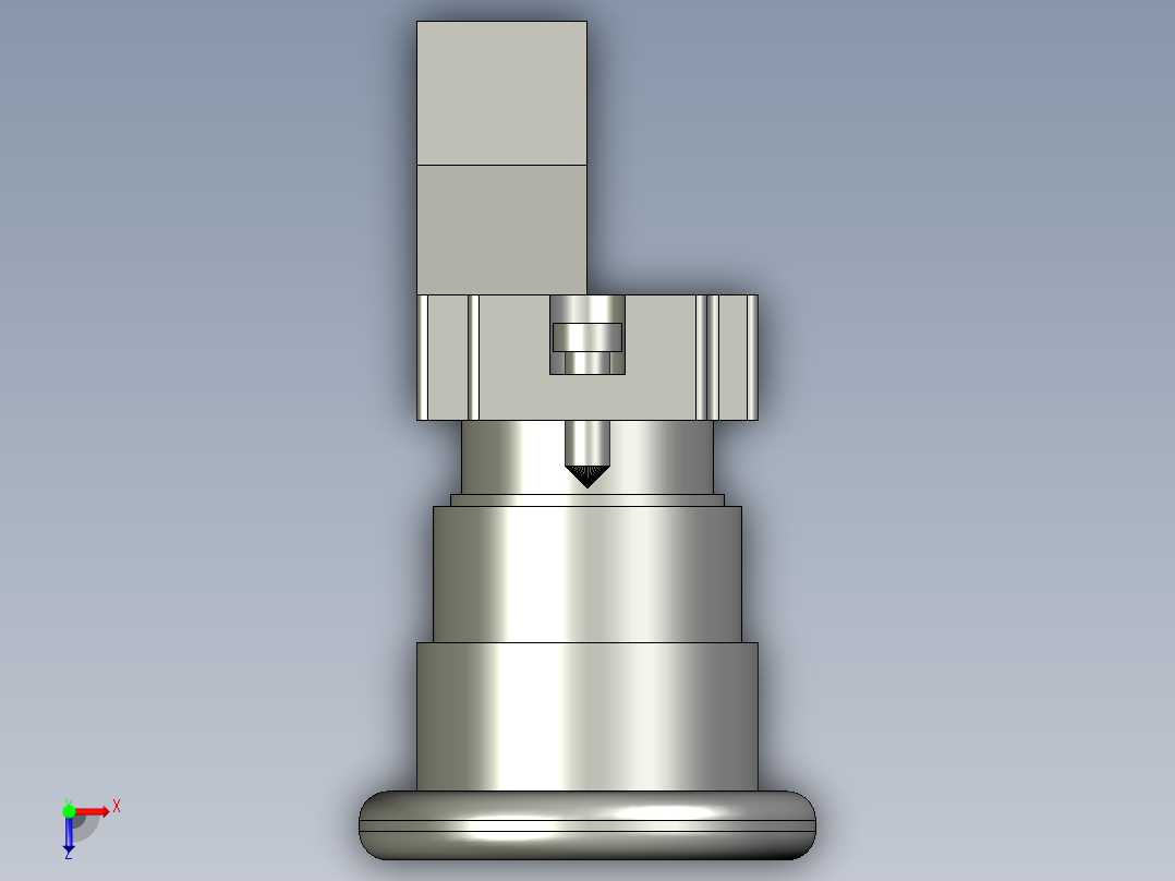 金属电器开关俯视图