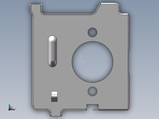 SolidWorks 外罩设计前视缩略图