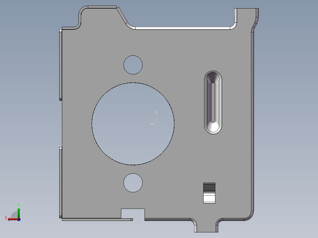 SolidWorks 外罩设计后视图
