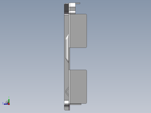 SolidWorks 外罩设计右视缩略图