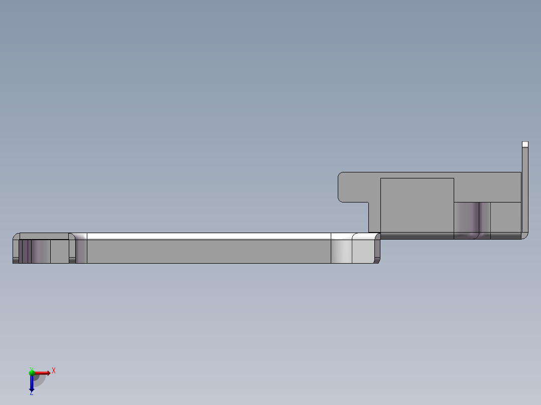 SolidWorks 外罩设计俯视图