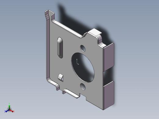 SolidWorks 外罩设计正等轴测缩略图