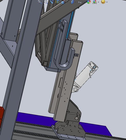 大尺寸显示器立直机CAD