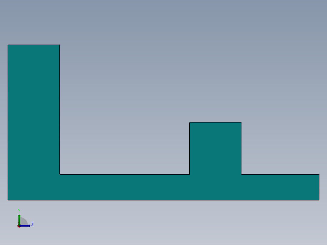 SW建模练习题-exercise 122左视图
