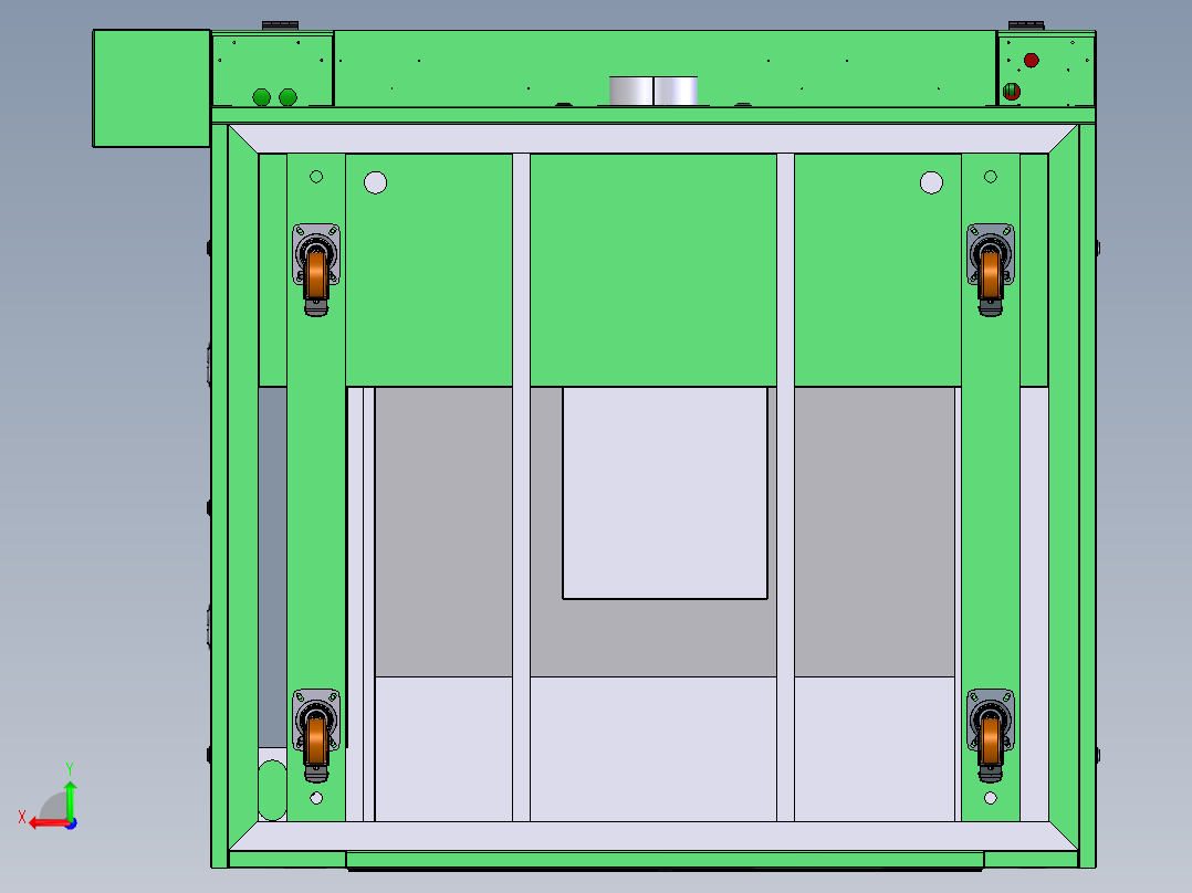 用于塑料和皮革的激光切割机后视图