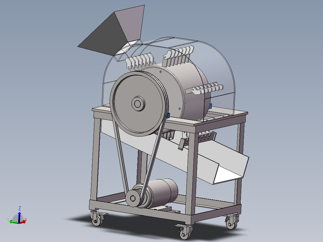 秸秆切割破碎机SW三维图