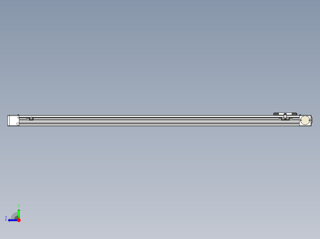 同步带滑台-欧规BC6-L120-S1500-L-P40-D3右视图