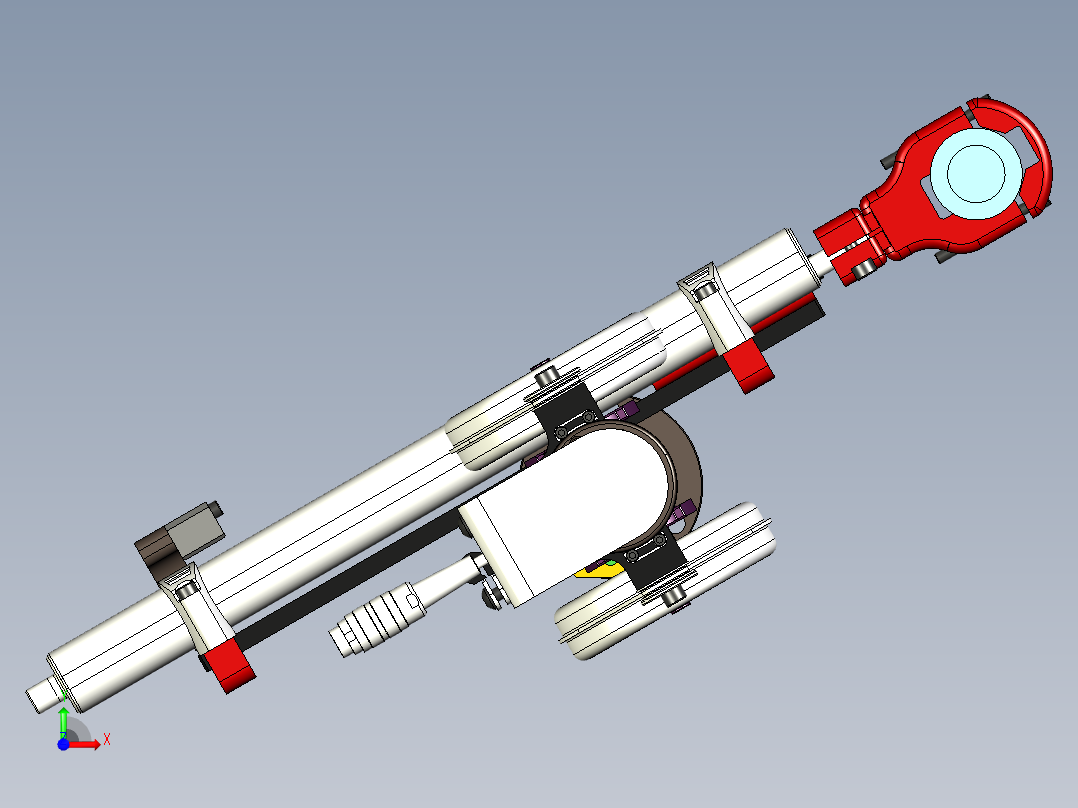 马头平衡力臂三维UG模型=605713=30前视图
