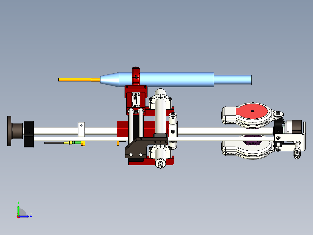 马头平衡力臂三维UG模型=605713=30左视图