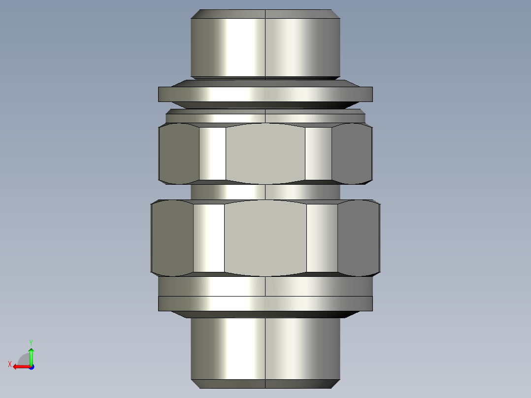 软管与硬管连接用工业通用接头0151_10_10_39后视图
