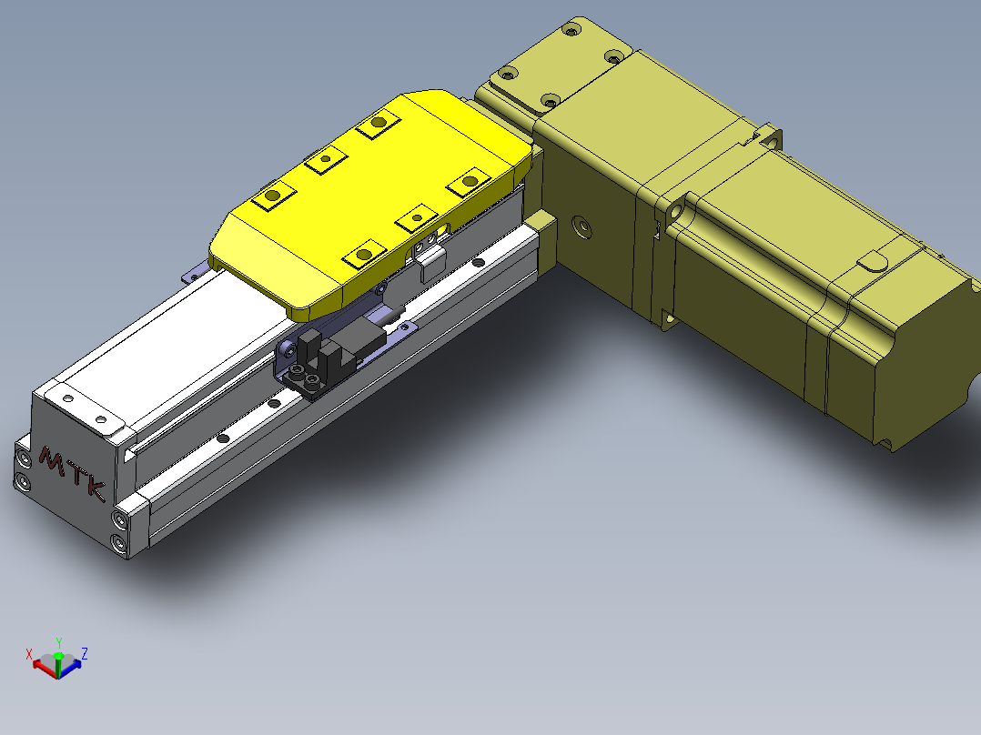 GTA内嵌同步带全封闭GTA5-BR-57步进主视图