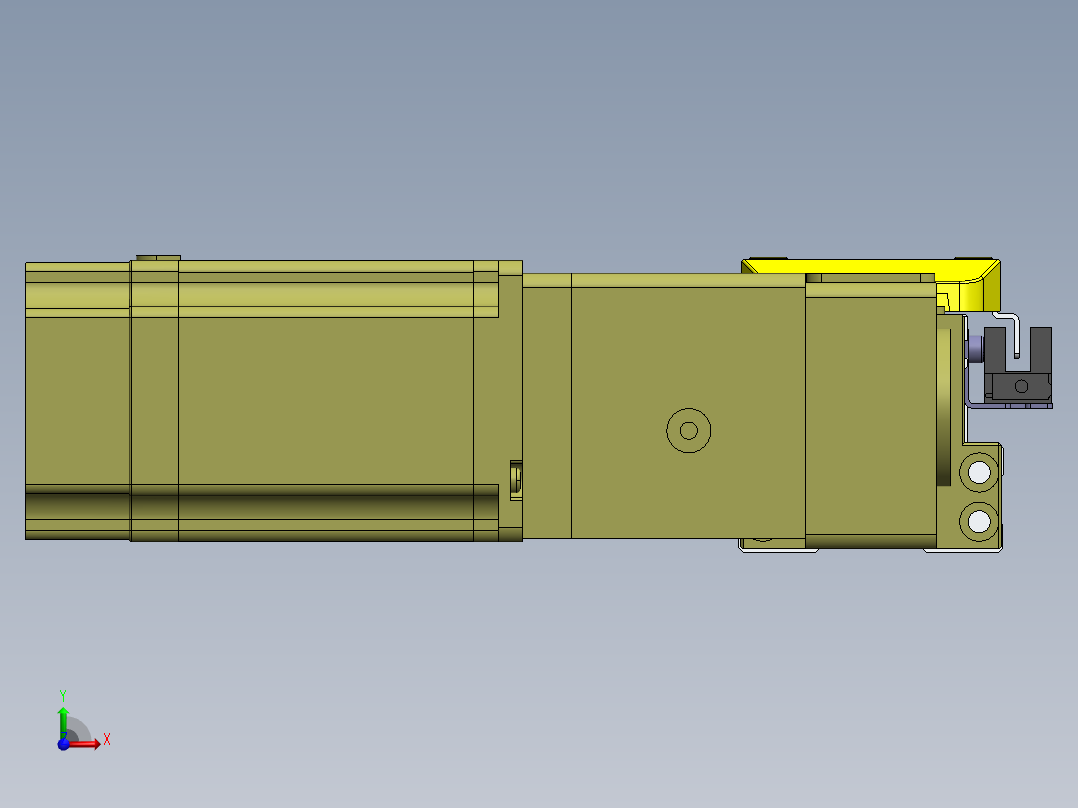 GTA内嵌同步带全封闭GTA5-BR-57步进前视图