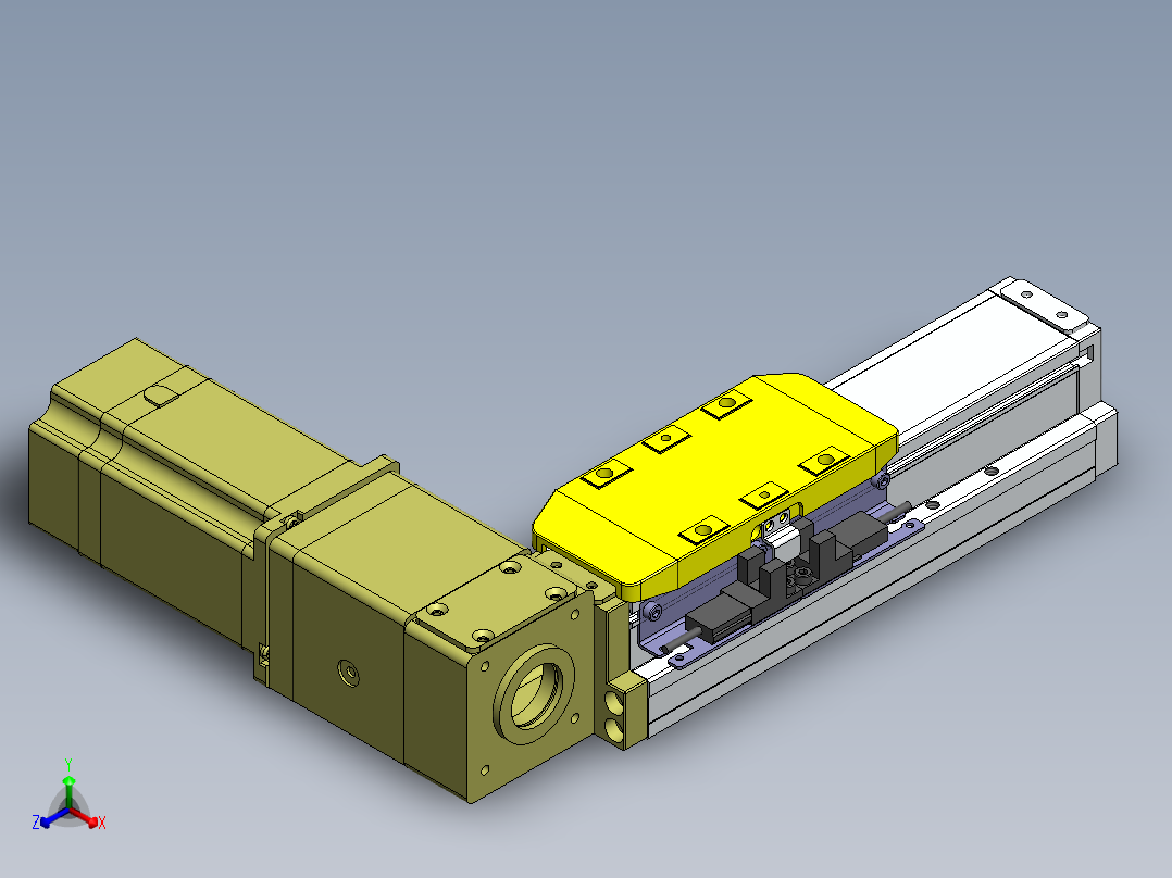 GTA内嵌同步带全封闭GTA5-BR-57步进正等轴测图