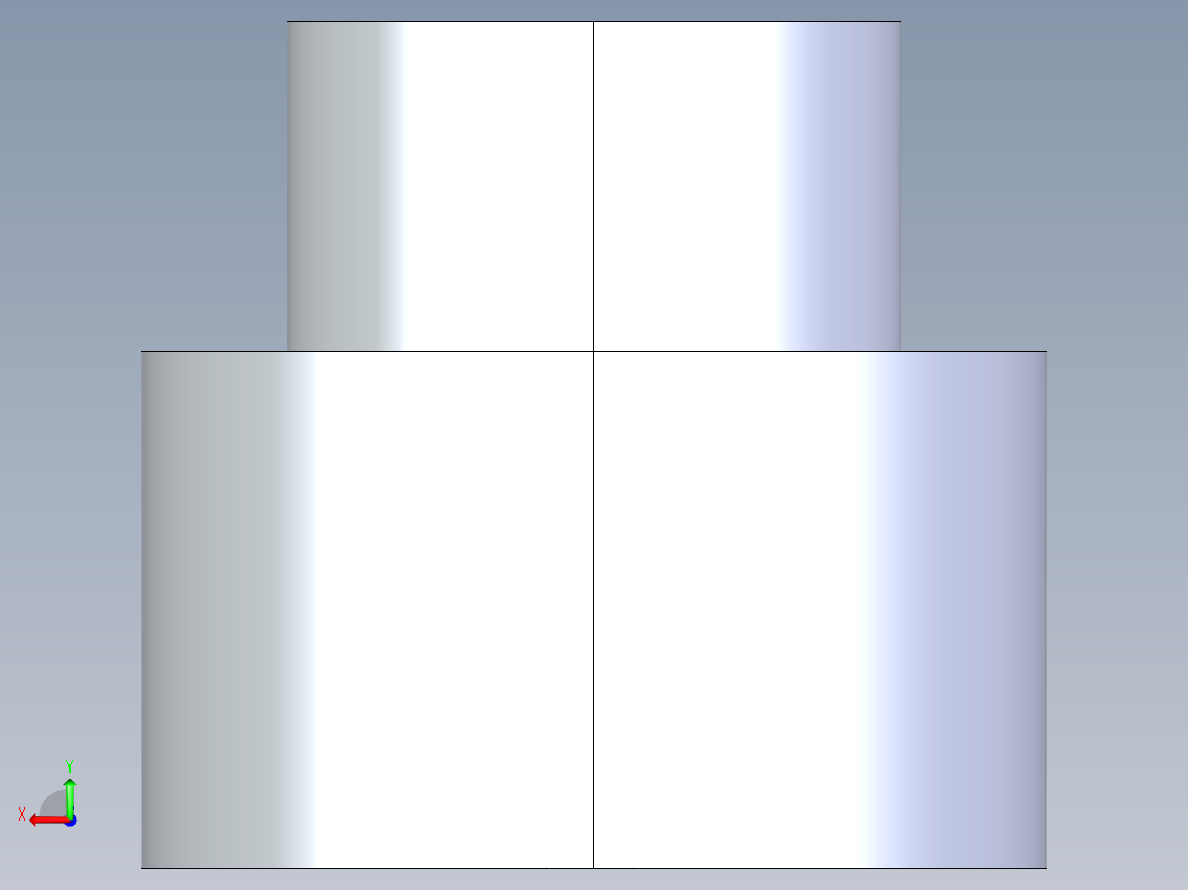 聚氯乙烯配件11-Sch80_ReducerCoupling_SxS_829-291_2.5in x 1.5in后视图