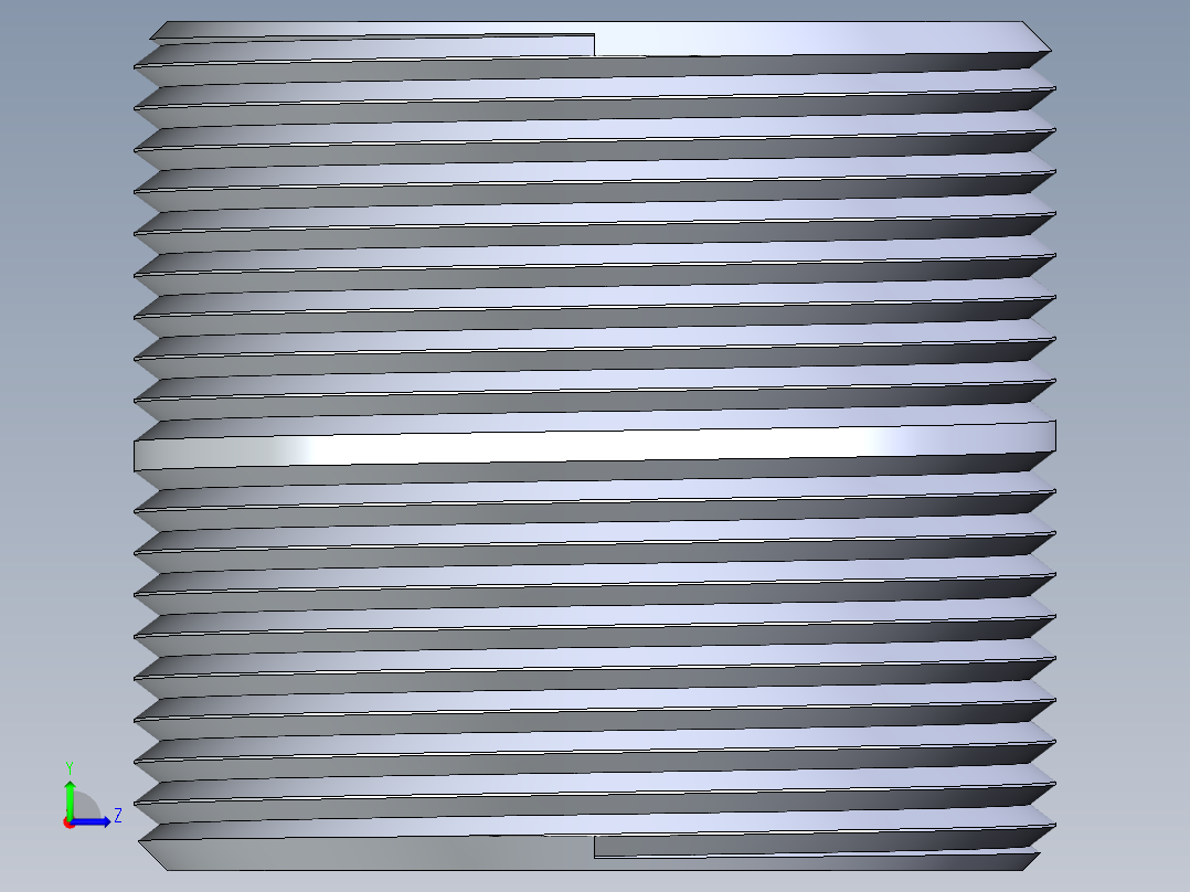 CPVC管件33-Sch80_Nipple_MPTxMPT_9861-213_1.5in x Close左视图