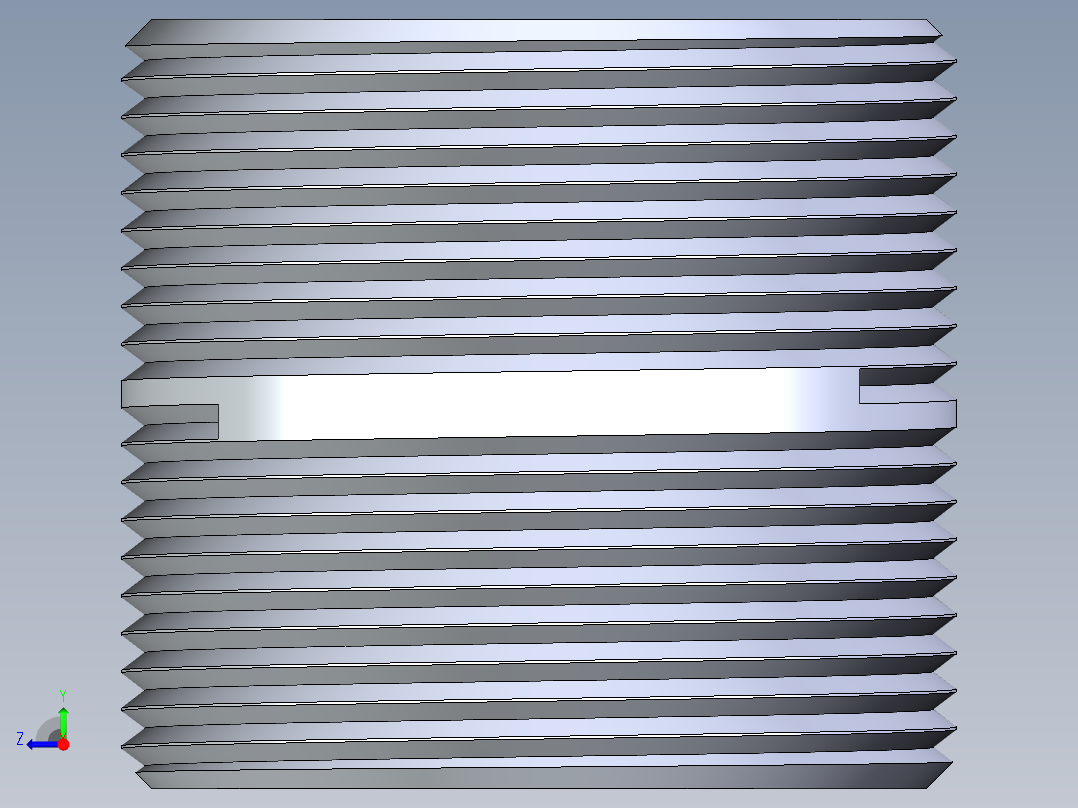 CPVC管件33-Sch80_Nipple_MPTxMPT_9861-213_1.5in x Close右视图