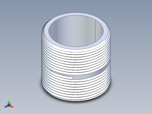 CPVC管件33-Sch80_Nipple_MPTxMPT_9861-213_1.5in x Close正等轴测缩略图