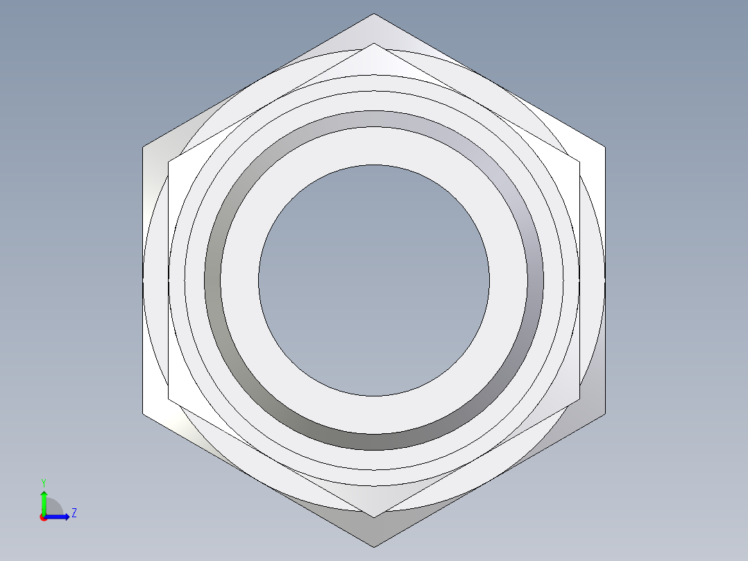 卡套式工业通用硬管接头EO_Male_Stud_connector_GE22ZLREDCF左视图