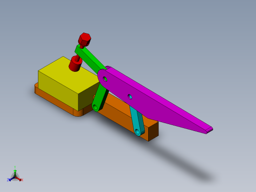 手动夹具运动仿真正等轴测缩略图