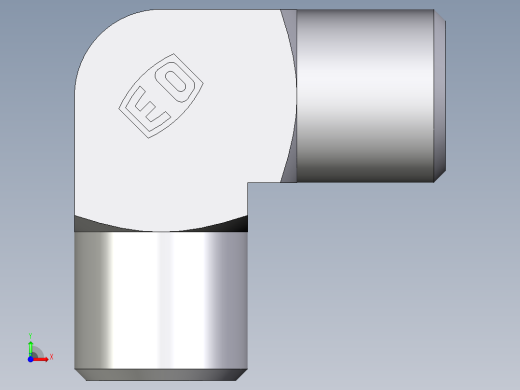 卡套式工业通用硬管接头EO_Union_elbow_W06SCFX前视缩略图