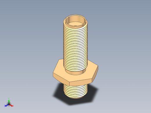 SMA接口46正等轴测缩略图