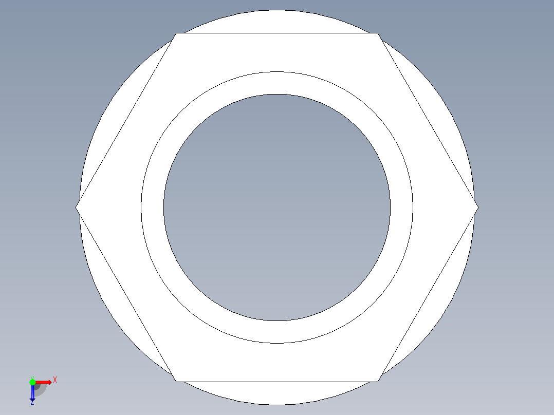 CPVC管件11A-Sch80_ReducerCoupling_SxS_9829-339FB_3in x 2.5in俯视图