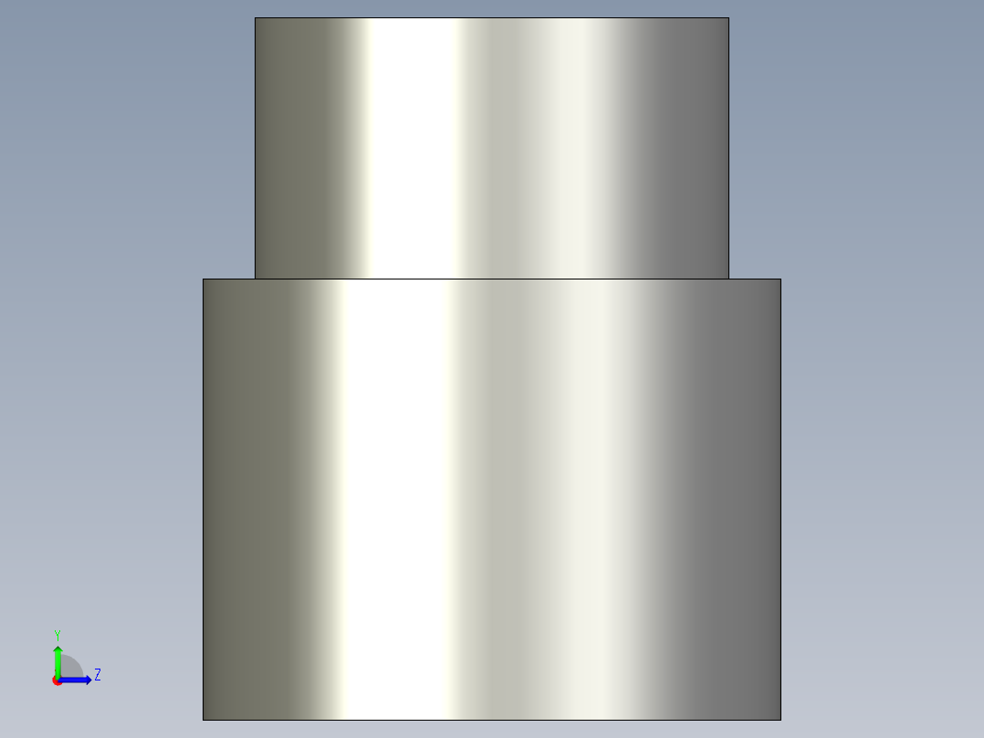 船舶管路系统SeaCor_ReducerCoupling_SxS_37J129131_1in x 0.75in左视图
