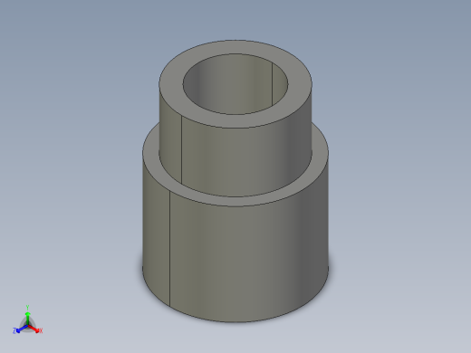 船舶管路系统SeaCor_ReducerCoupling_SxS_37J129131_1in x 0.75in正等轴测缩略图