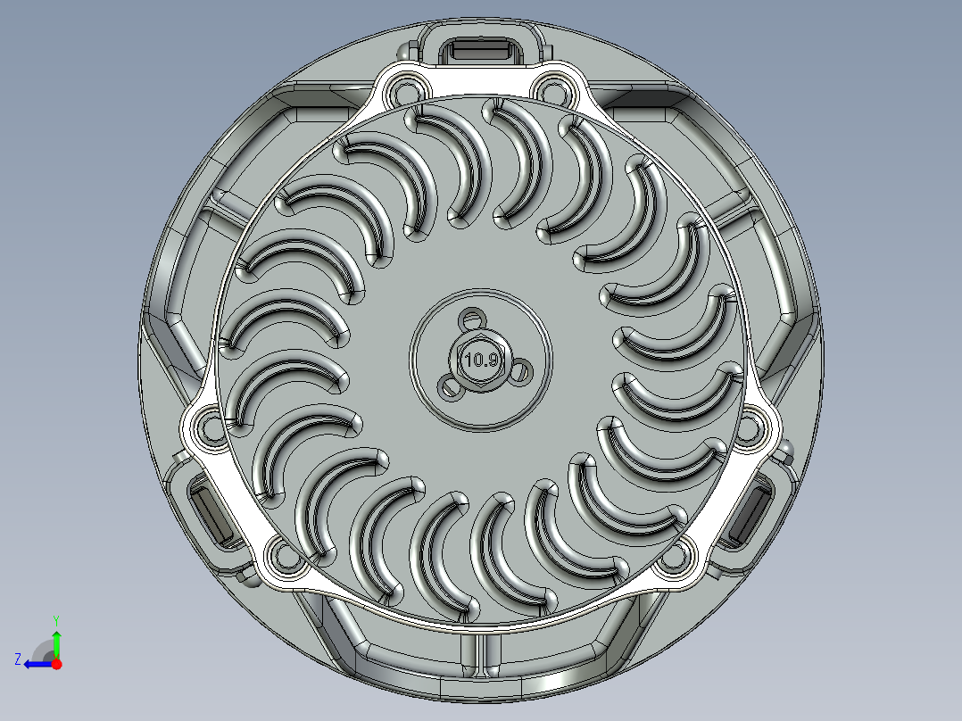 CVT无级变速器右视图