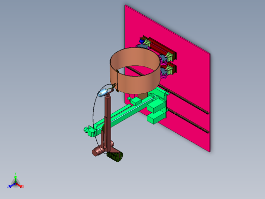 不锈钢圆筒直缝焊接机正等轴测缩略图