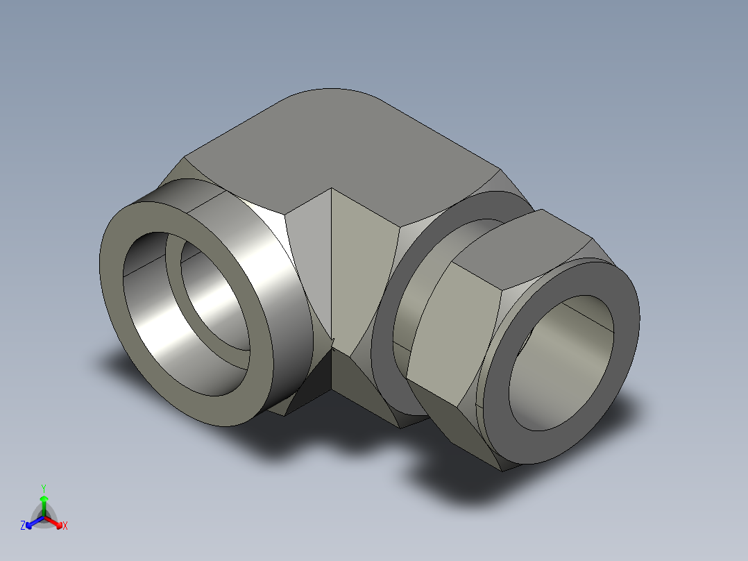 卡套式工业通用硬管接头24_dbu-s主视图