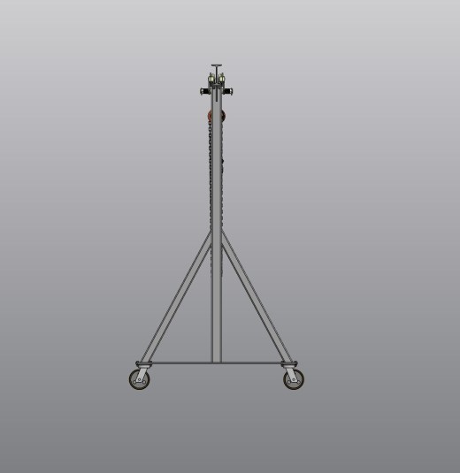 gantry-crane门式起重机3D数模图纸 Solidworks设计 附IGS STEP缩略图