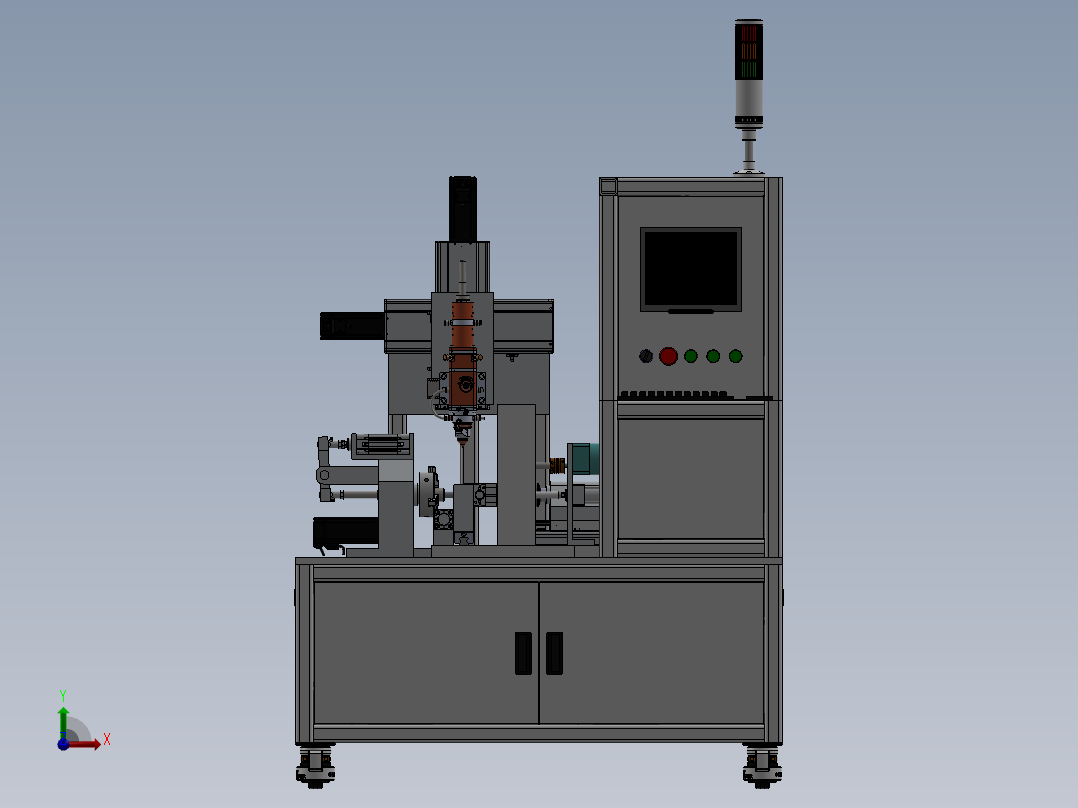 回转激光切割sw18可编辑