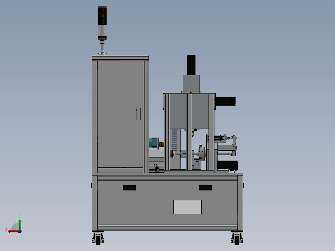 回转激光切割sw18可编辑后视图