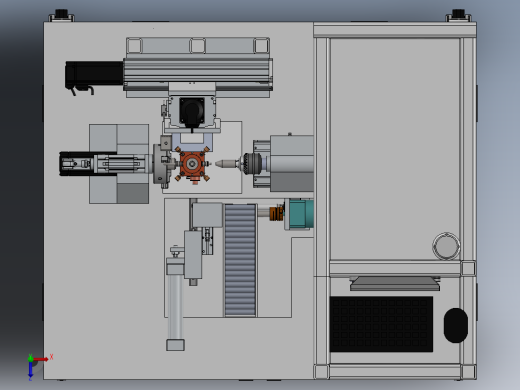 回转激光切割sw18可编辑俯视缩略图