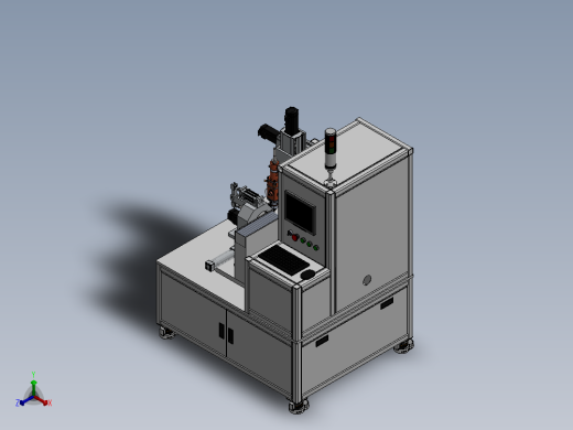 回转激光切割sw18可编辑正等轴测缩略图
