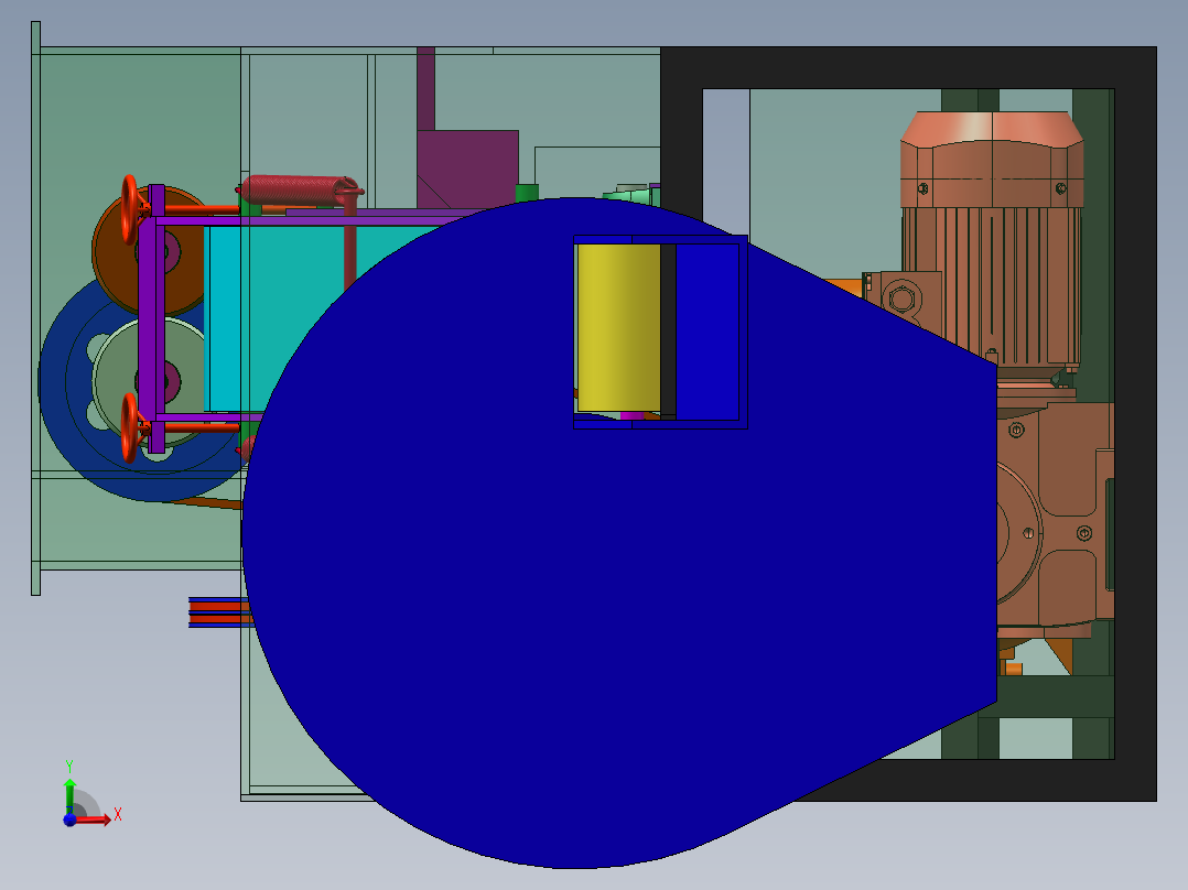 切丝系统sw19可编辑前视图